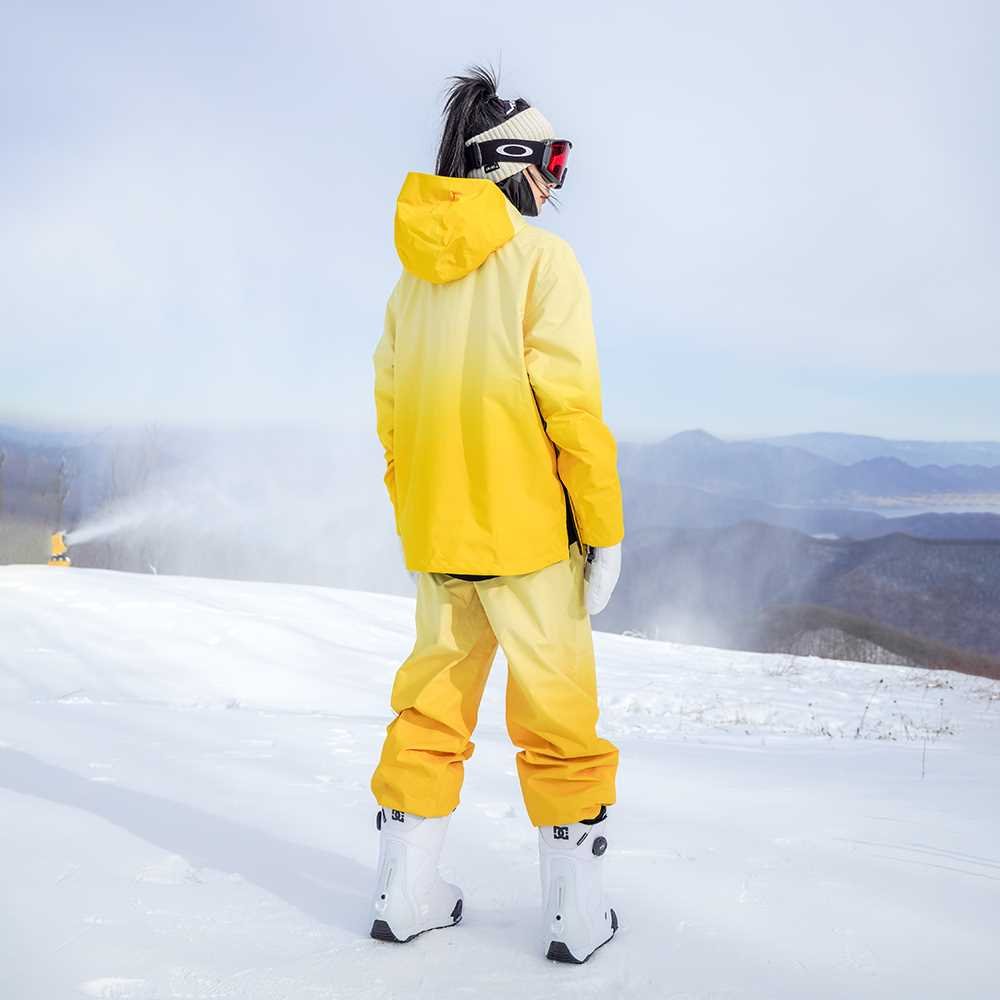 YFKF NEW SKI SUIT, DOUBLE-SKINNED, WIND-PROOF AND WATER-SKIP-PANTS SUIT, WARM BY GRINDING
