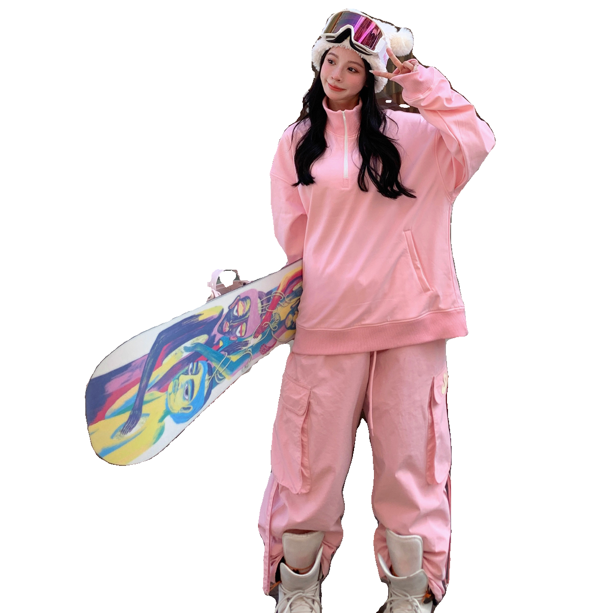 Skibear's original ski suit, waterproof and velvet