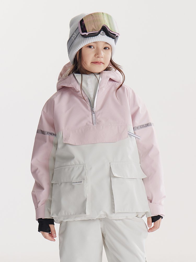 Men in both sides of the cold-element ski suit for girls with wind-proof water sheets