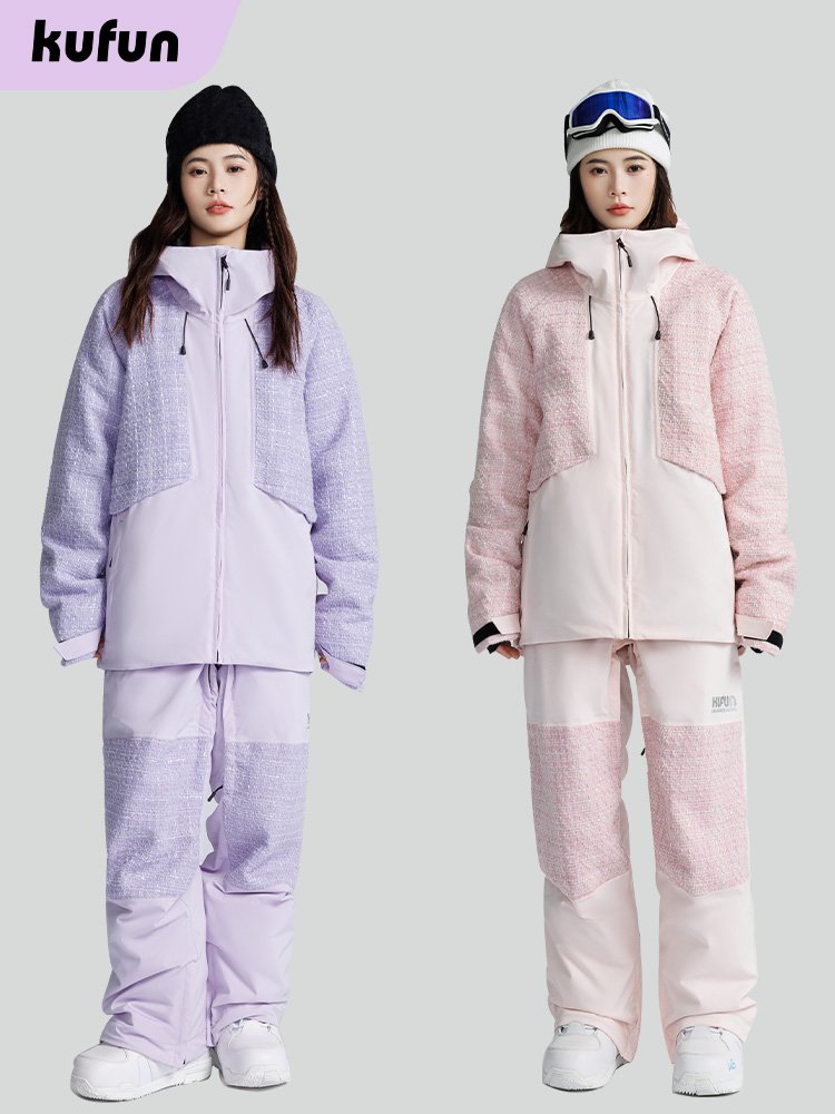 Cool Peak New Ski suit with a professional little snowboarding double-boards with a full female windproof water supply