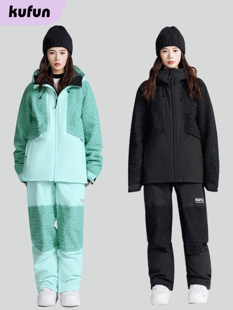 Cool Peak New Ski suit with a professional little snowboarding double-boards with a full female windproof water supply