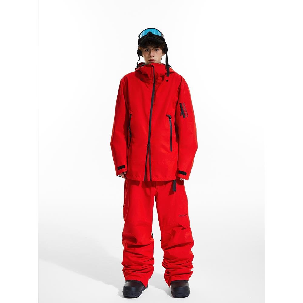 Molocoster's new, fully pressurized ski suit, single-board water-proofing, man and woman