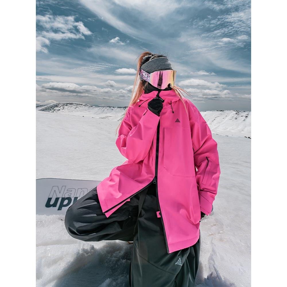 NAN 3L SKI GIRL'S DOUBLE-BOARD SKI JACKET, 2023 NEW AMERICAN-STYLE MAN'S SUIT