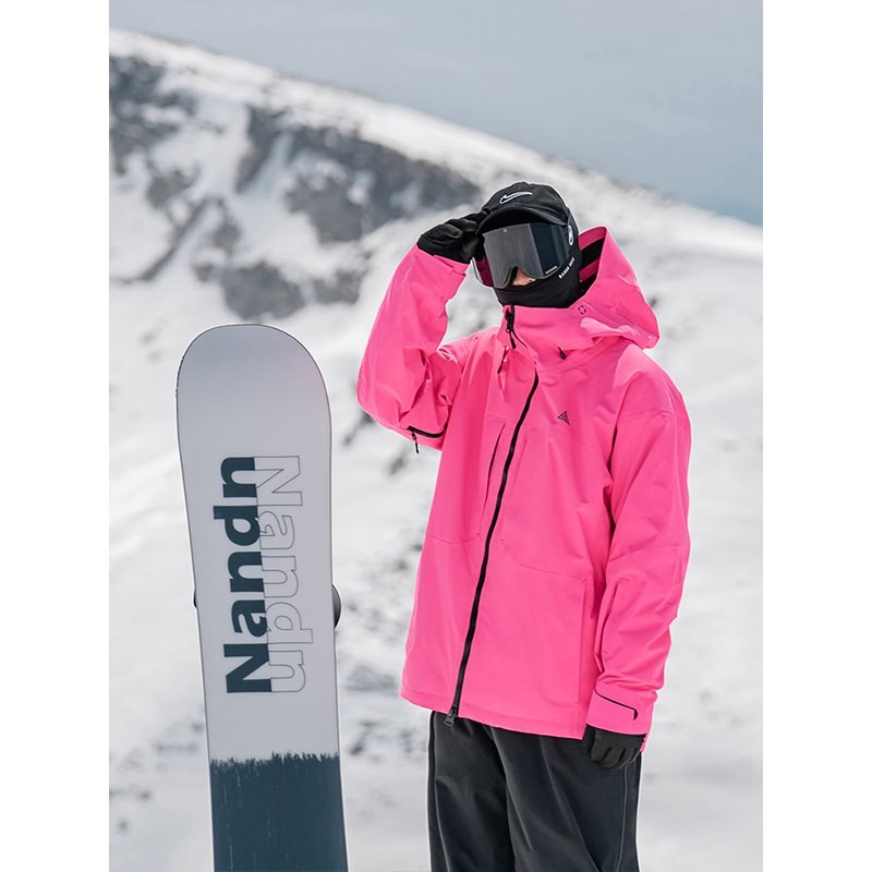 NAN 3L SKI GIRL'S DOUBLE-BOARD SKI JACKET, 2023 NEW AMERICAN-STYLE MAN'S SUIT