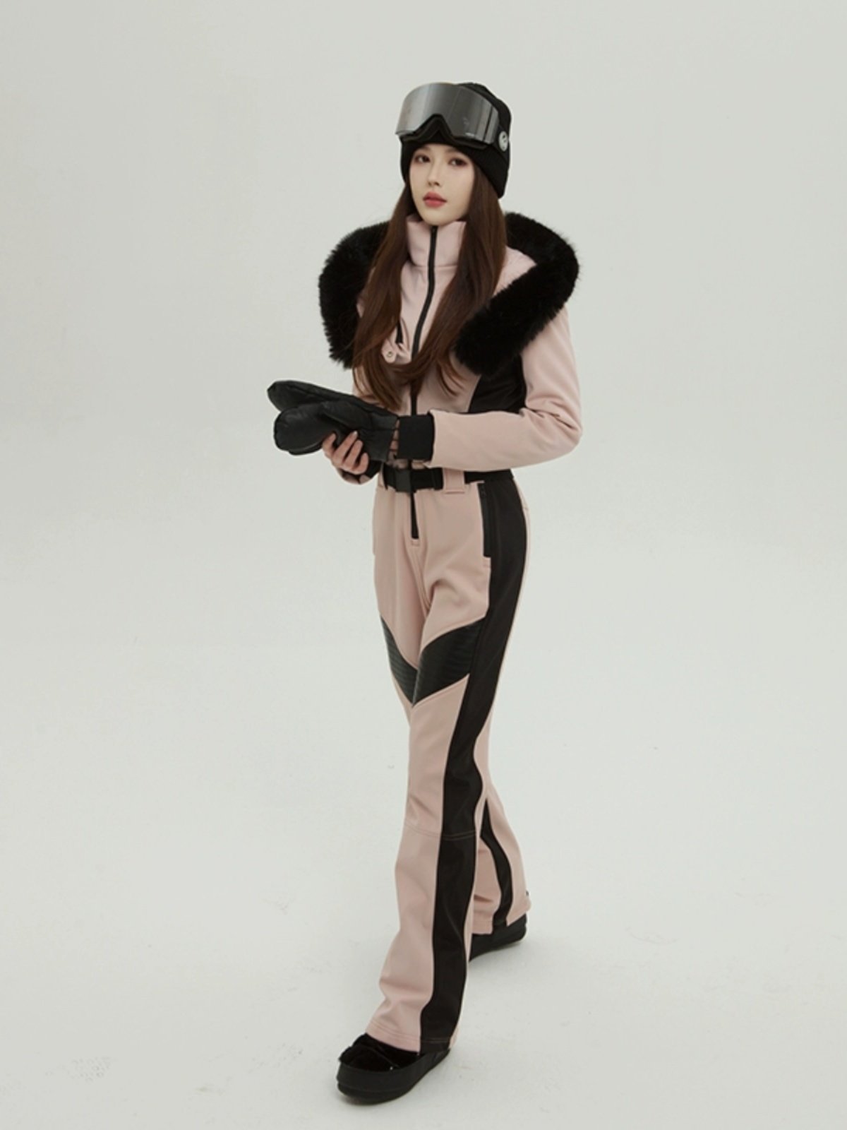 QCSKI'S BIG EYE-SIGHTING, COLOR-SKINNED SKATING SUIT FOR A GIRL WITH 2023 NEW WINTER SNOWSUITS, DOUBLE-SLABS THICKER