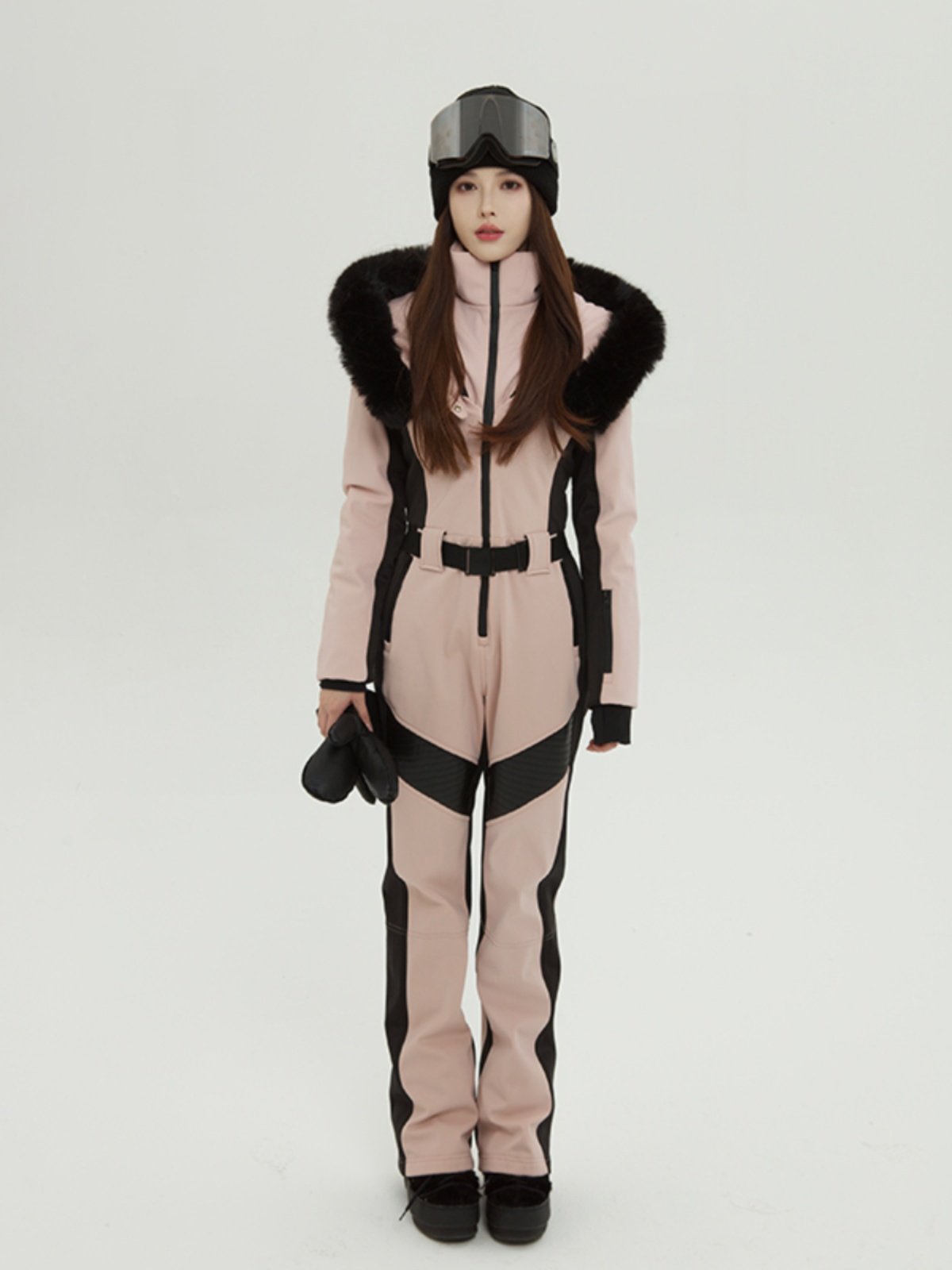 QCSKI'S BIG EYE-SIGHTING, COLOR-SKINNED SKATING SUIT FOR A GIRL WITH 2023 NEW WINTER SNOWSUITS, DOUBLE-SLABS THICKER