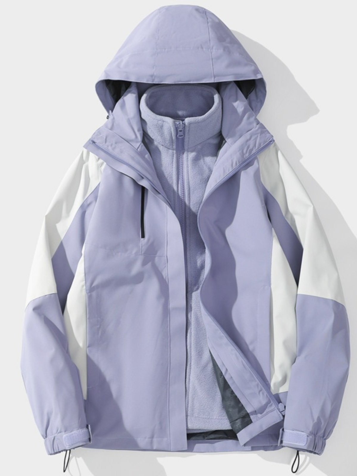 LuluIemon's winter exterior assault suit, three-and-a-half packs of thick, windproof, waterproof, mountain warm jackets