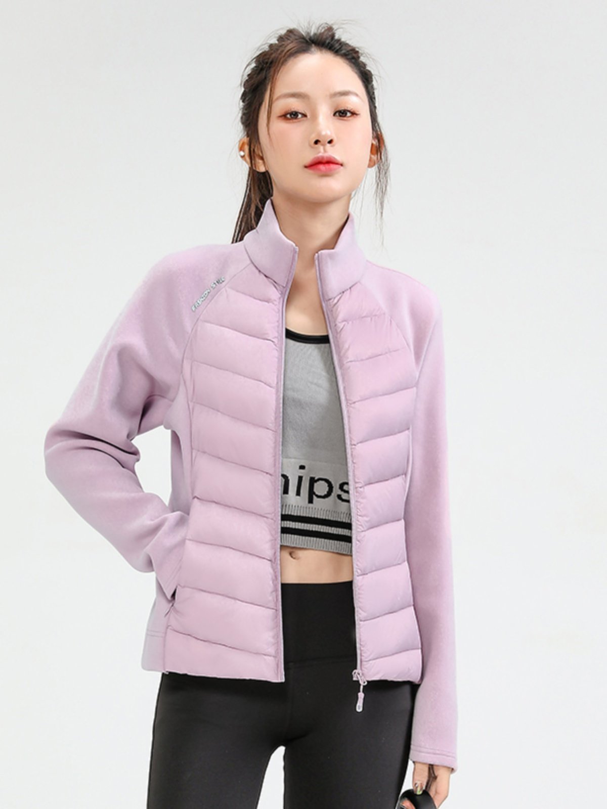 lulu smell sports velvet, new skiing, hiking, hiking in a warm coat