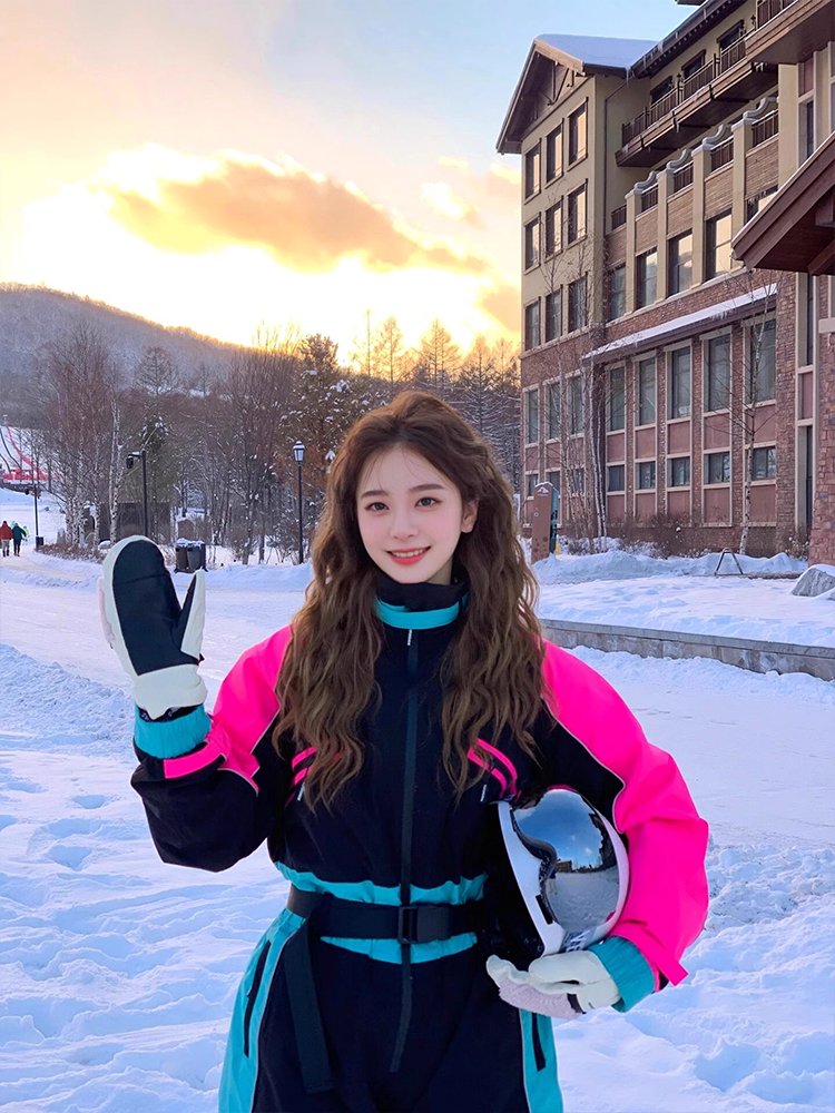 FYUT OUTDOOR SKI SUIT, WATER-RESISTANT AND WARM COATS, 2024, NEW ONE-SIZE-SIZE-FITS-ALL, DOUBLE-PLAINED, MALE AND FEMALE WINTER
