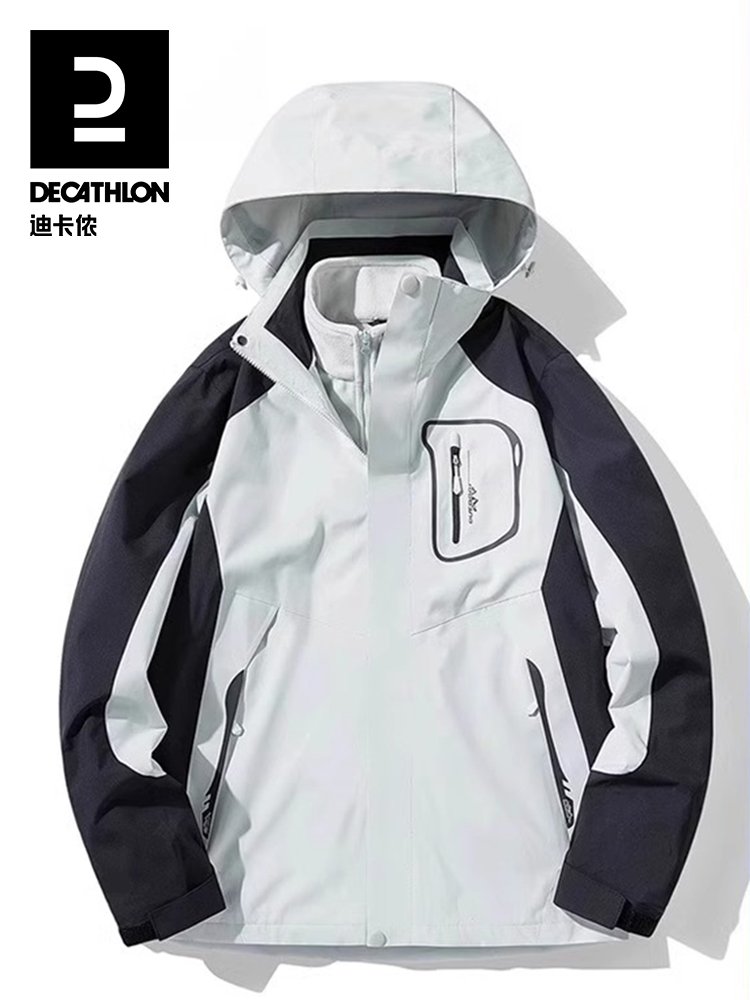 The man and woman in Dicannon's assault jacket, 2024 Spring-Autumn Winter, triple-and-a-grain