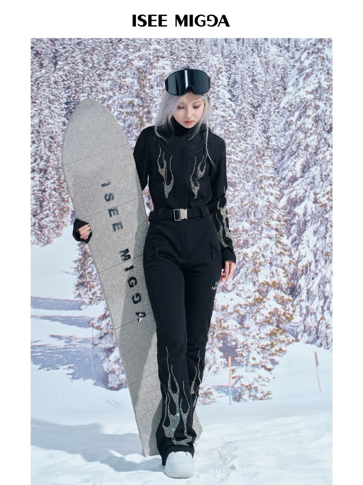 ISEEMIGGA 24-YEAR-OLD NEW DOUBLE-BOARD SKI SUIT