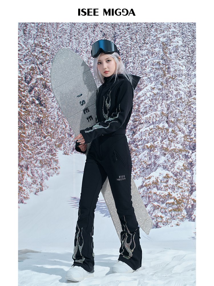 ISEEMIGGA 24-YEAR-OLD NEW DOUBLE-BOARD SKI SUIT