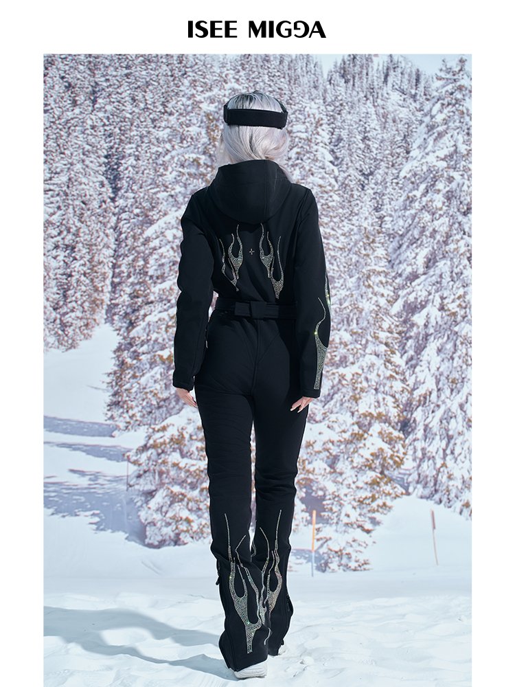 ISEEMIGGA 24-YEAR-OLD NEW DOUBLE-BOARD SKI SUIT