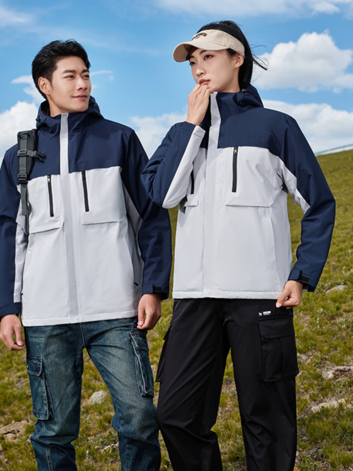 The graphite corset is customised for outdoor heating and recreation