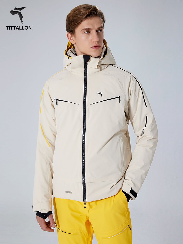 Tittallon's male-skinned double-skinned ski suit for the winter high-end ski shirt