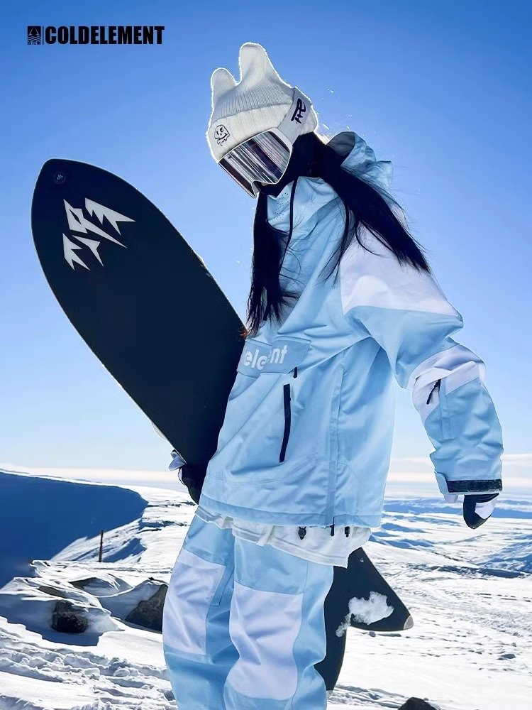 Cold elements, new skating suit for women, one-on-one, two-board waterproof outdoors, and a thick skating suit for men
