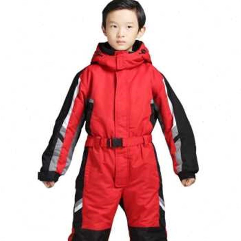 New Skisuits for boys and girls in junior high school with 180 velvet and thick warm and cold