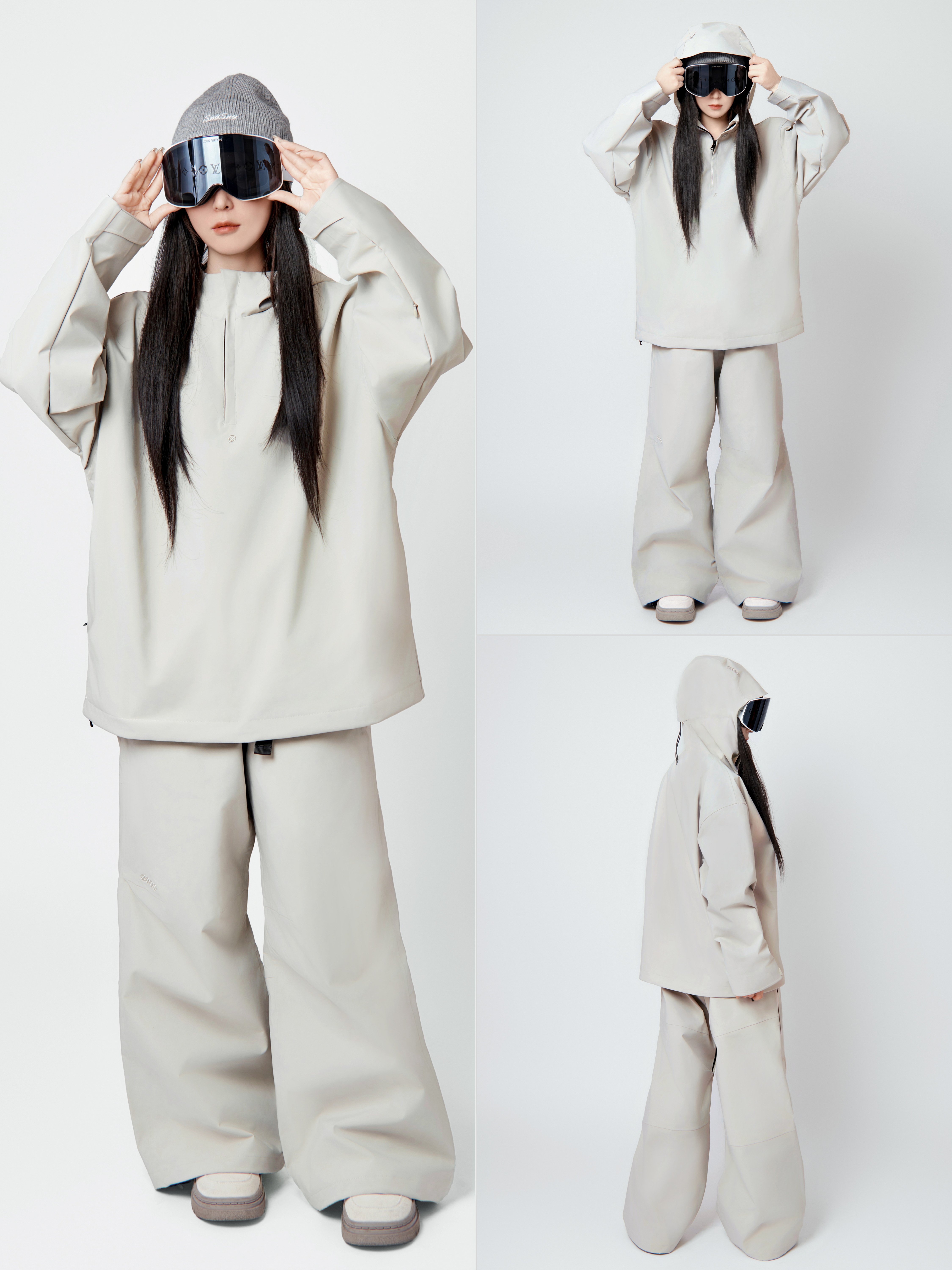 SNOSNO SKI COATS, ASSAULT SUIT, 2024, ONE-BOARD, TWO-BOARD, WATERPROOF AND LOOSE