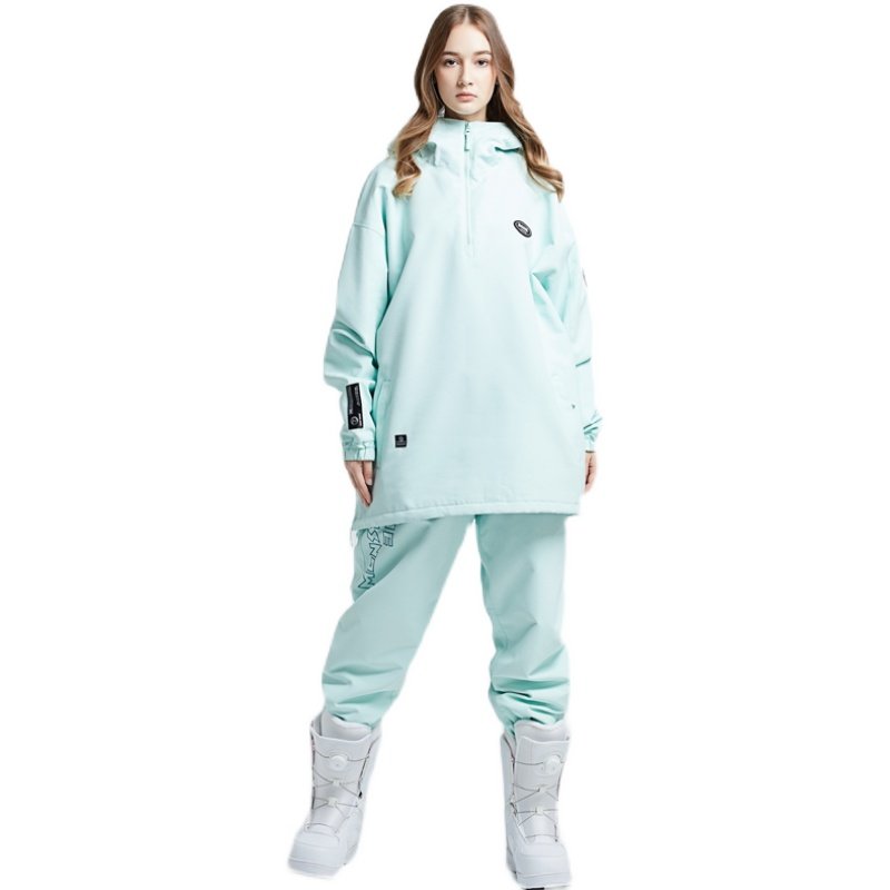 A new Korean ski suit for both men and women in a single-skinned, windproof, warm suit for couples