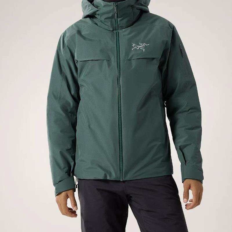 Canadian direct mail, Arcteyx birthbird MACAI Jacket, warm, skiing, feathers