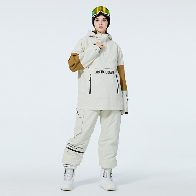 New skating hoodie with a man and a woman, two-board skating skating hoodie, windproof skating suit
