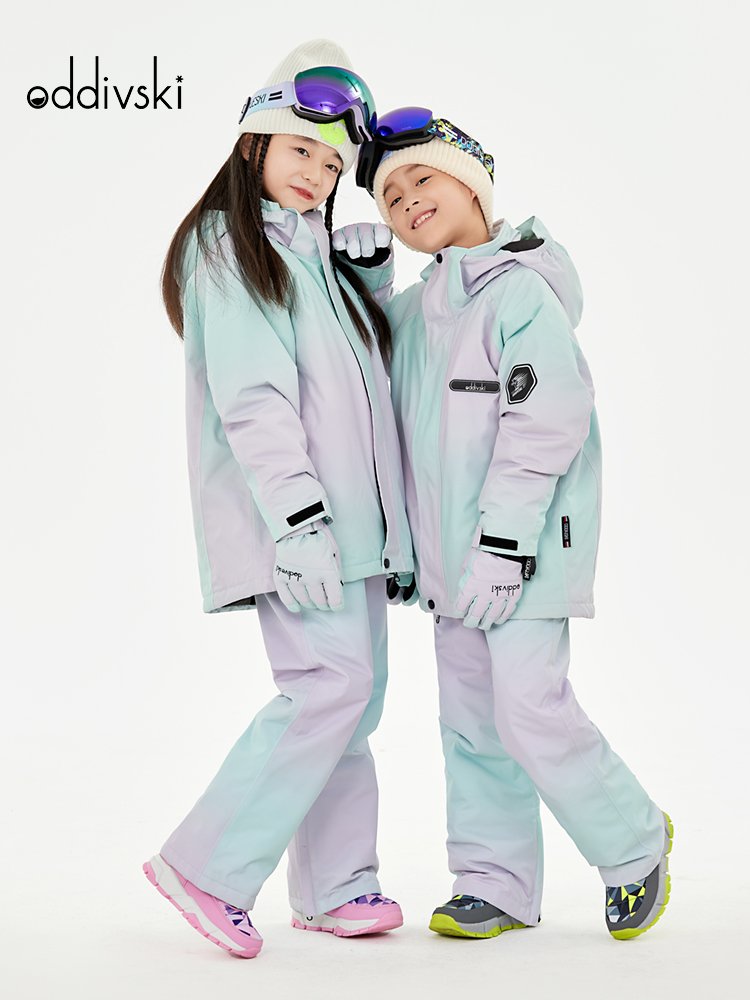ODDIVSKI CHILD SKI SUIT FOR BOYS AND GIRLS WATER-RESISTANT HEATING AND SKI EQUIPMENT FOR VECT COMPLEX
