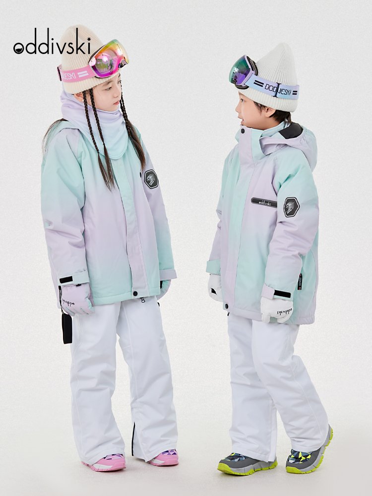 ODDIVSKI CHILD SKI SUIT FOR BOYS AND GIRLS WATER-RESISTANT HEATING AND SKI EQUIPMENT FOR VECT COMPLEX