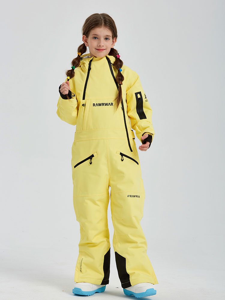 23 Child skiing suit combinations with single-board and heavy waterproof winter ski equipment for boys and girls