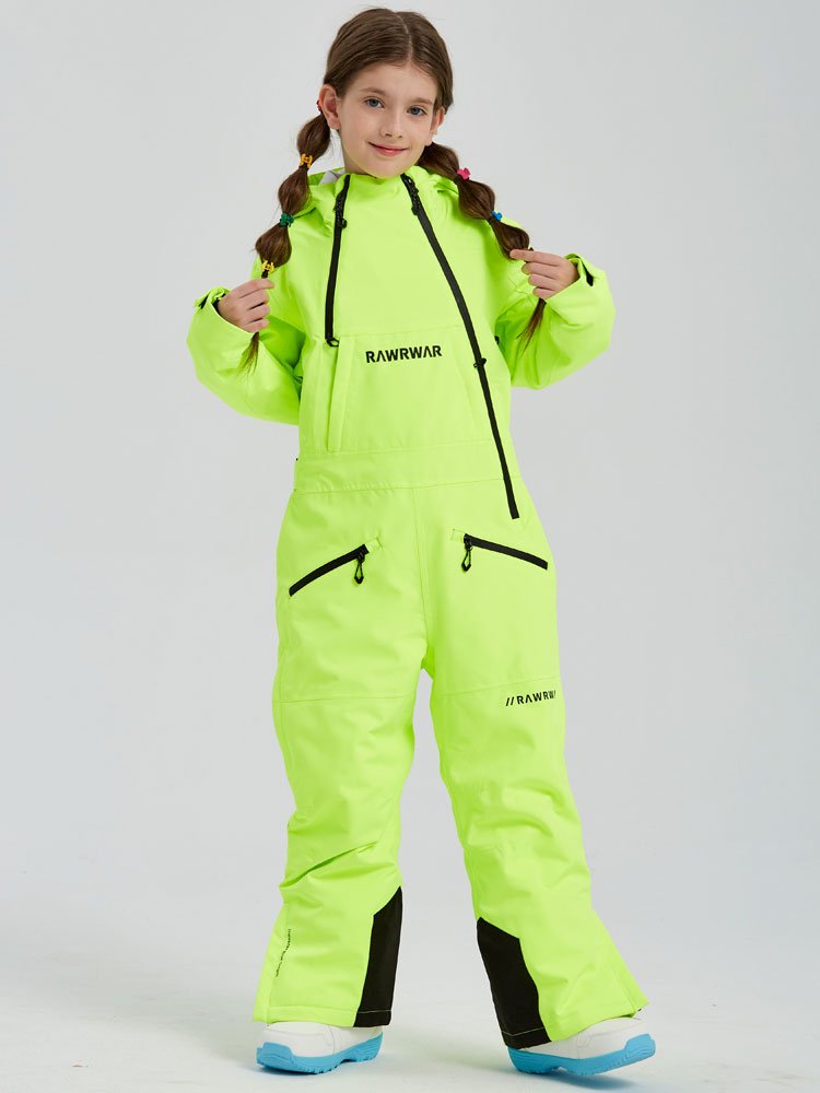 23 Child skiing suit combinations with single-board and heavy waterproof winter ski equipment for boys and girls