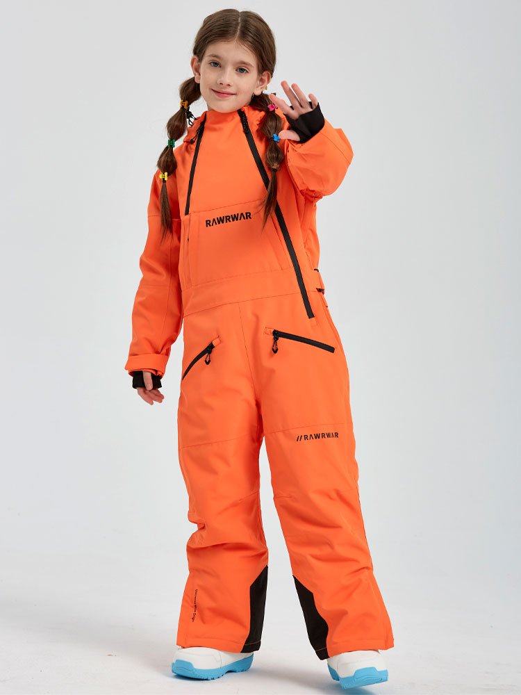 23 Child skiing suit combinations with single-board and heavy waterproof winter ski equipment for boys and girls