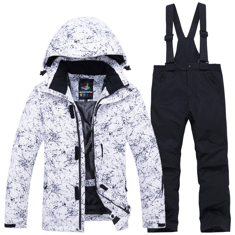 New child ski suit for girls with big boy coats with warm winter pants