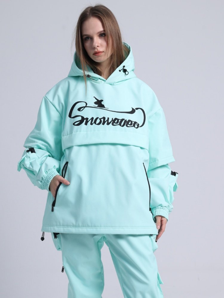 Picking up a leak, a ski jacket, a waterproof, windproof, one-on-one, two-skinned, winter ski
