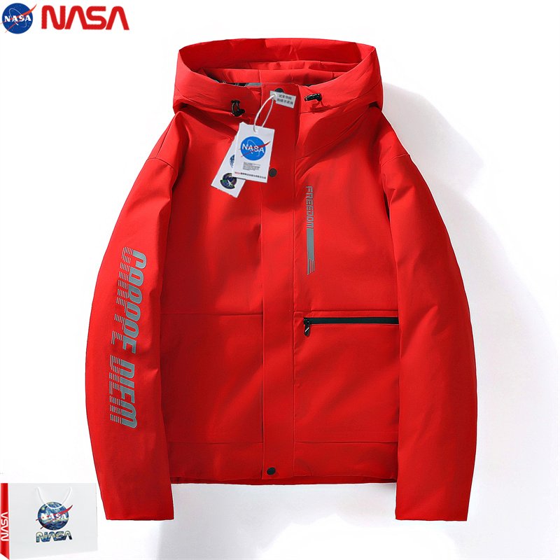 NASA's triple-ski-ski-skin-skin-skin jacket, 2024 new, custom-made, autumn-winner print logo