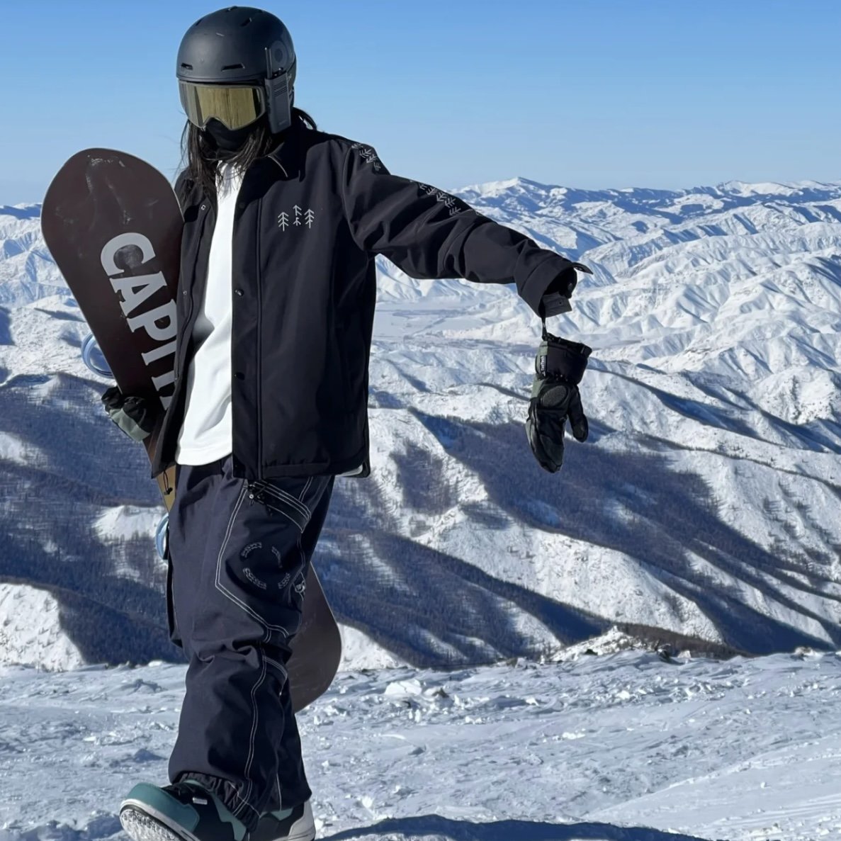 Lease of a snow-skissing suit on the northern slope of the Long White Hill, awka single-board professional skiing suit for outdoor water and wind protection L
