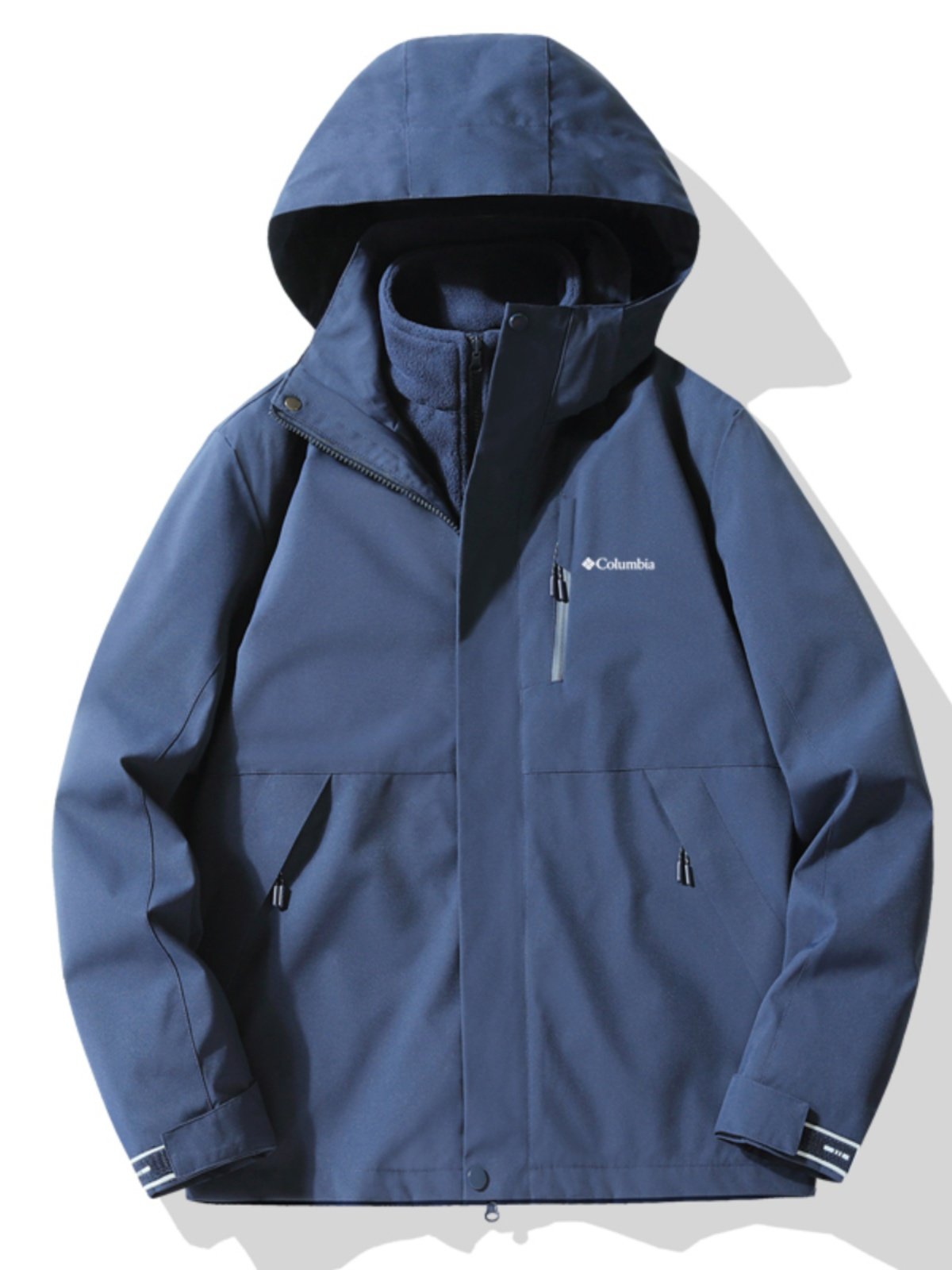 Colombia's outdoor assault suit, men and women, three-and-a-wind jacket, waterproof, 2024 new in Tibetan mountain clothes