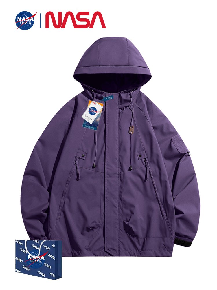 nasa's exterior assault suit, 2024, new male and female workers wearing windproof and waterproof jackets