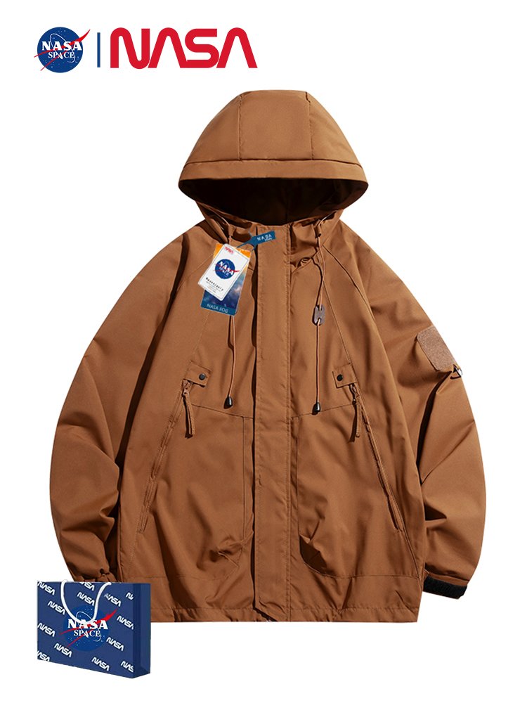 nasa's exterior assault suit, 2024, new male and female workers wearing windproof and waterproof jackets