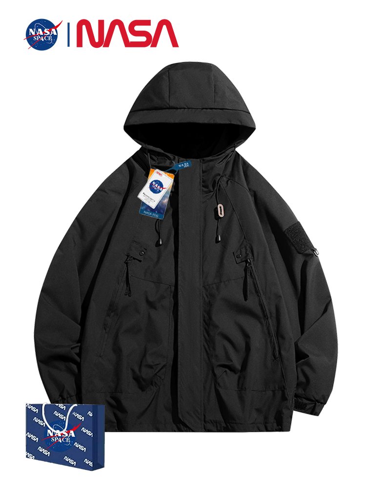 nasa's exterior assault suit, 2024, new male and female workers wearing windproof and waterproof jackets