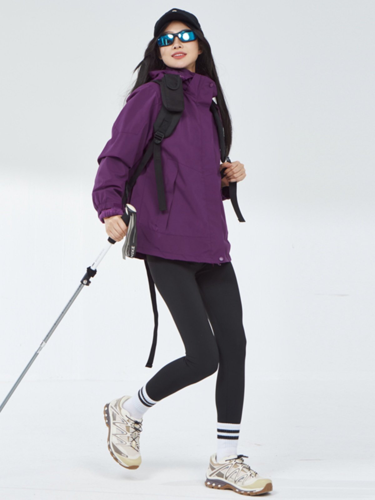 A new 2024 coat for a man and a woman in a cheesy, wind and waterproof winter