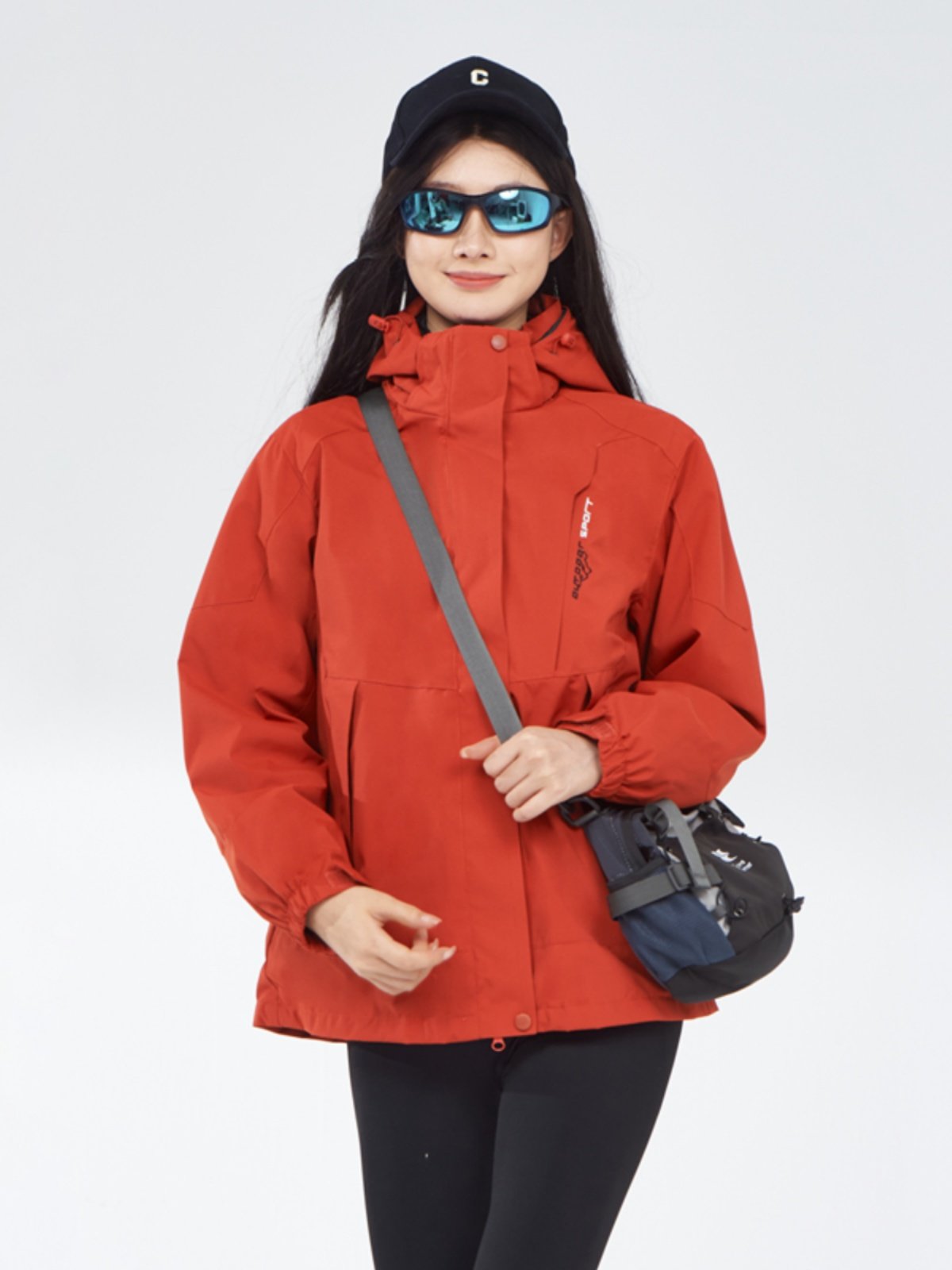 A new 2024 coat for a man and a woman in a cheesy, wind and waterproof winter