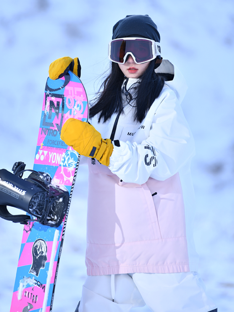 A new 2024 ski suit for a girl with a pair of skating pants