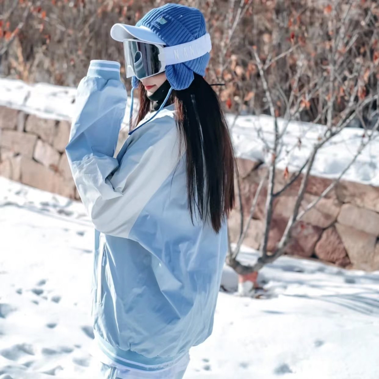 Sevenweekend single-board baseball skating suit