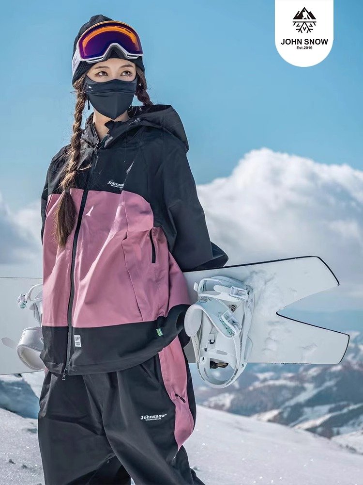 John snow ski suit, double-boarded, new couple, water-proof and cold-proof skating