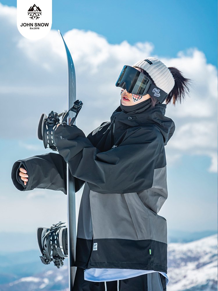 John snow ski suit, double-boarded, new couple, water-proof and cold-proof skating