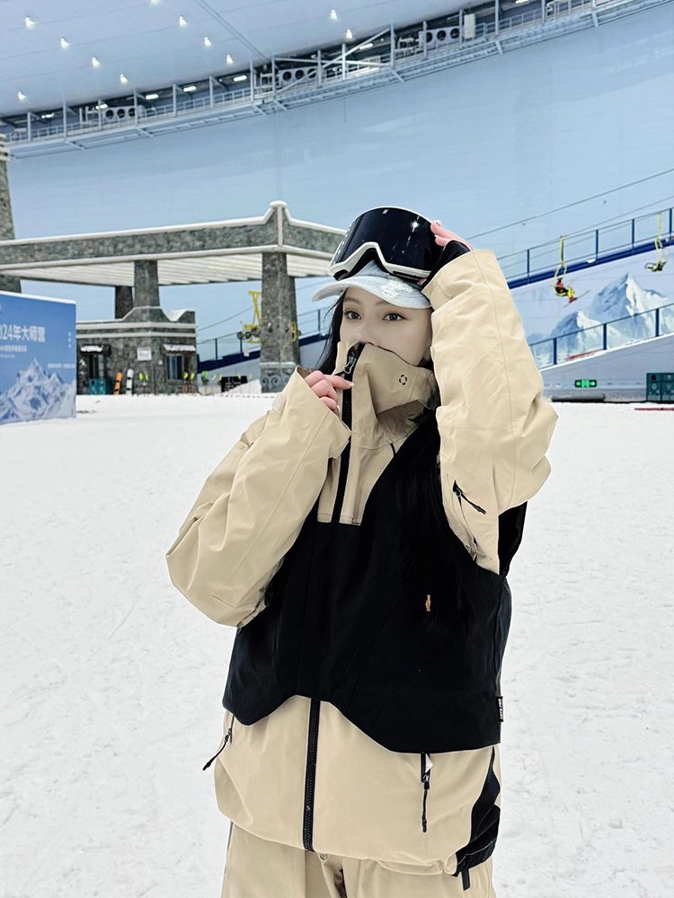 FYUT OUTDOORS IN THE AUTUMN AND WINTER, MEN AND WOMEN IN A SINGLE, DOUBLE-BOARD CLIMBER WITH A 2024 NEW SKI SUIT, WATERPROOF AND WARM