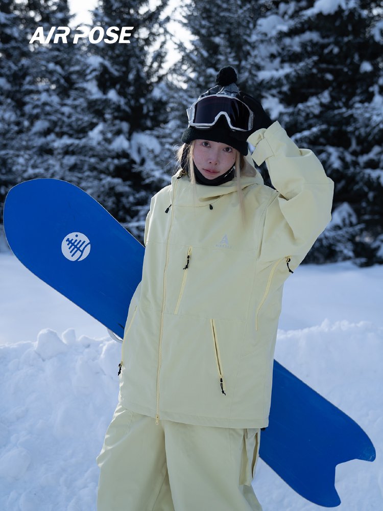 "Airpose single-skinned, American-style, small-time, three-L looser, thicker skis"