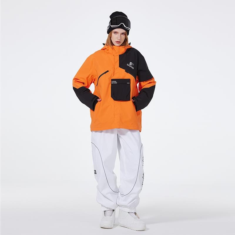 New ski suits for men and women during the winter, wind and water-proof single-board double-board warm and velvet ski pants