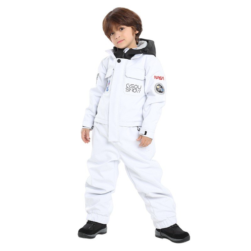 gusousnow's new single-board ski suit, boy, wind-proof, two-board ski suit