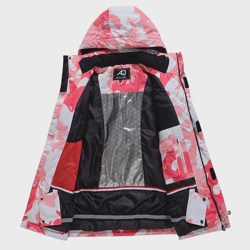 A new ski suit for the lady who's in the open during the winter