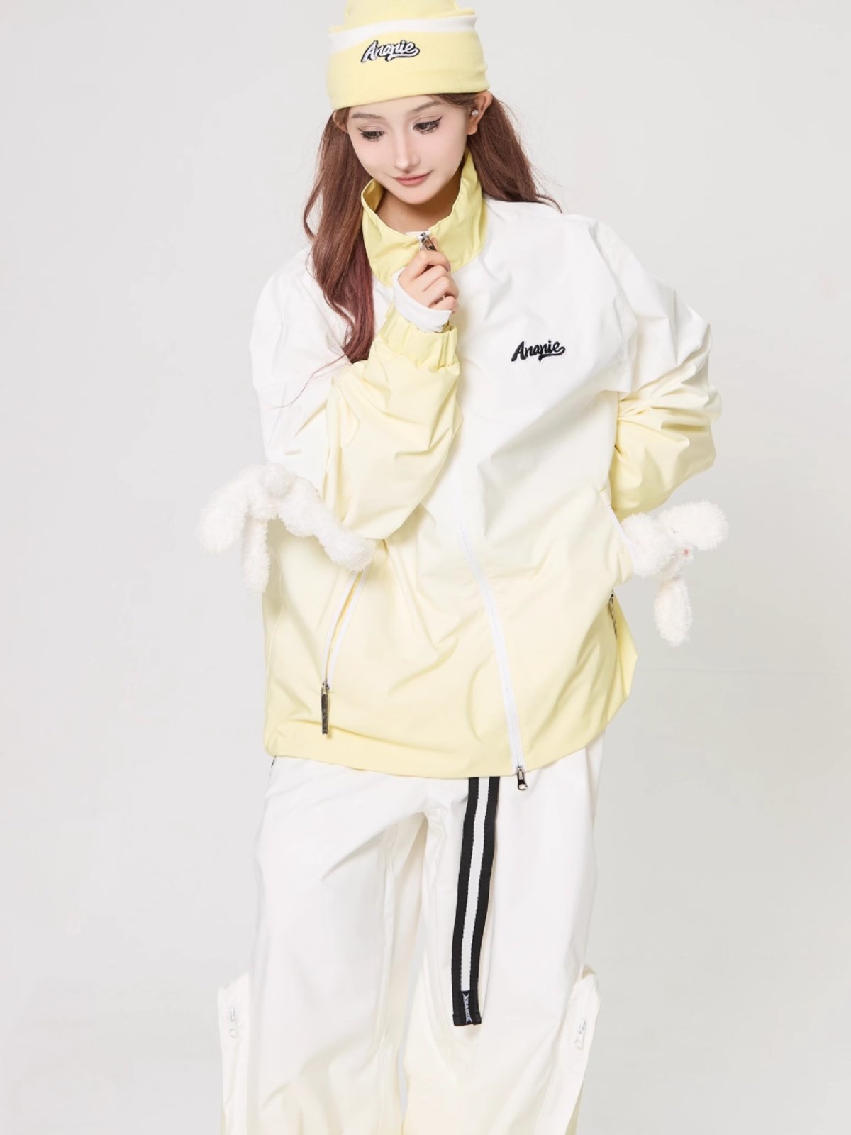 ANANIE OFFICIALLY AUTHORIZED A GRADUAL 3L ICE CREAM SKI SUIT FOR MEN AND WOMEN WITH A VELVET SUIT TO KEEP THEM WARM
